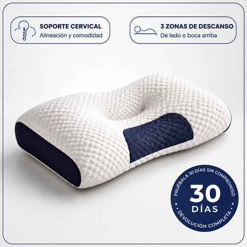 CerviRest™ | Almohada Cervical Ergonómica