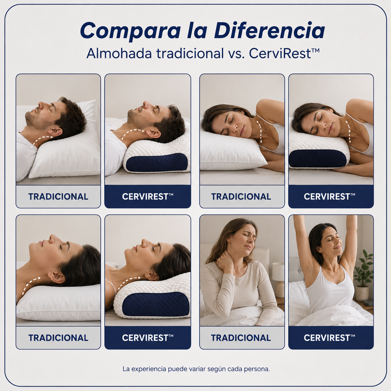 CerviRest™ | Almohada Cervical Ergonómica